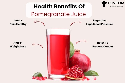 health benefits of pomegranate juice